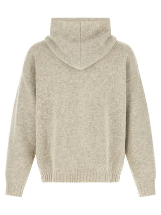 Gray Wool Cardigan