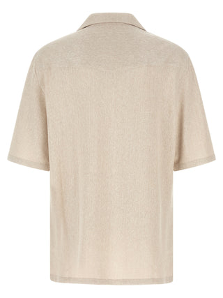 Beige Linen Blouse