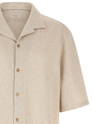 Beige Linen Blouse
