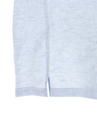Blue Linen Blouse