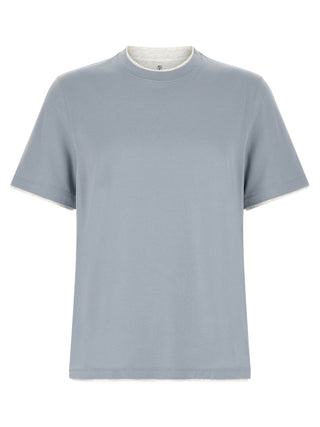 Blue Cotton T-Shirt