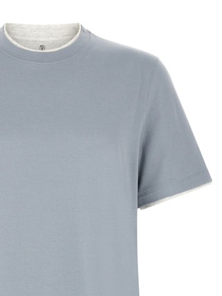 Blue Cotton T-Shirt