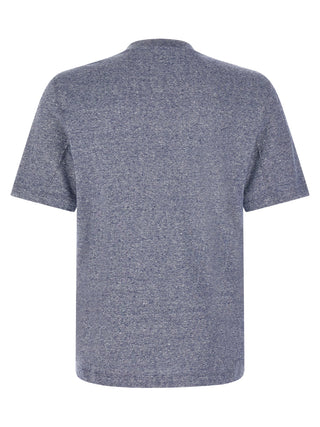 Blue Linen T-Shirt