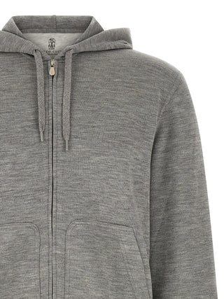 Gray Cashmere Sweatshirt
