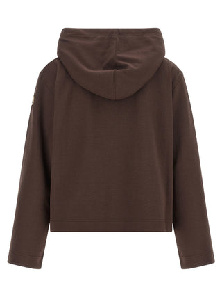 Brown Cotton Sweatshirt