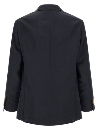 Blue Silk Blazer