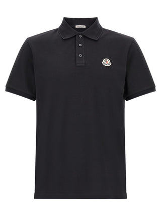 Blue Cotton Polo Shirt