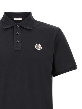 Blue Cotton Polo Shirt
