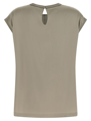 Bicolor Silk Blouse