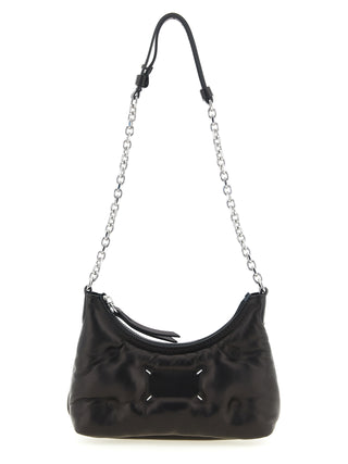 Black Lamb Leather Crossbody Bag