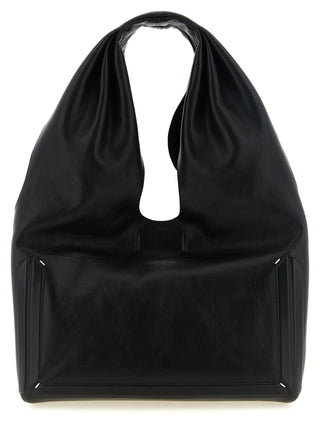 Black Lamb Leather Shoulder Bag