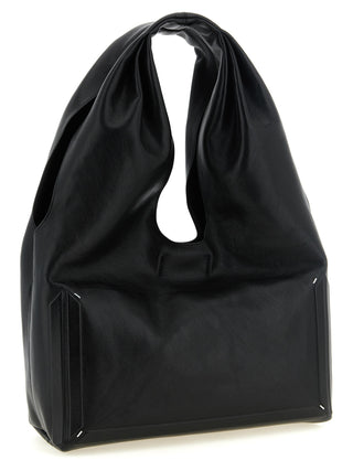 Black Lamb Leather Shoulder Bag