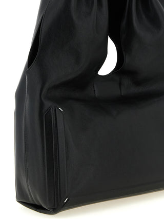 Black Lamb Leather Shoulder Bag
