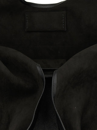 Black Lamb Leather Shoulder Bag