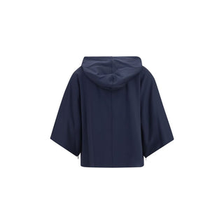 Blue Polyamide Sweatshirt