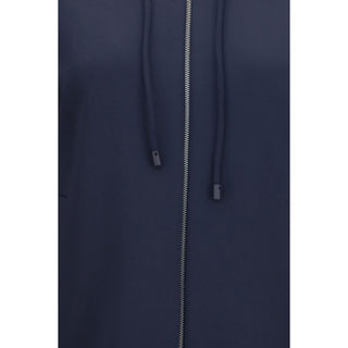 Blue Polyamide Sweatshirt