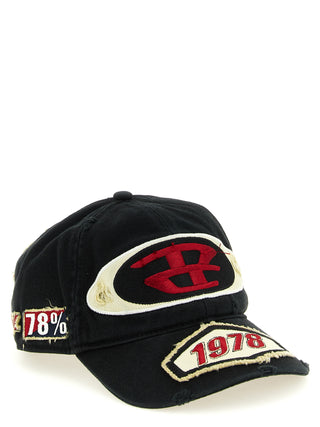 Black Cotton Cap (Baseball Hat)