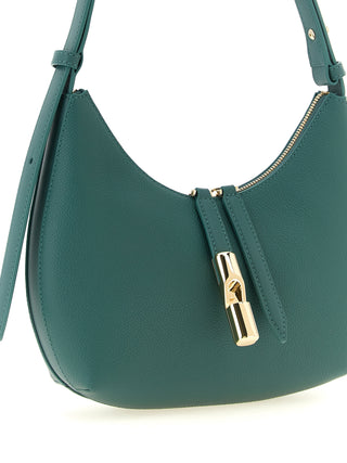 Bicolor Calfskin Shoulder Bag