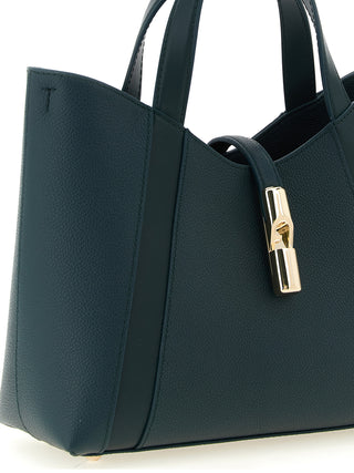 Bicolor Calfskin Tote Bag