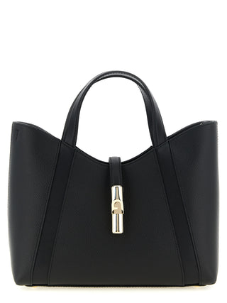 Black Calfskin Tote Bag