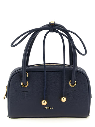 Blue Calfskin Handbag