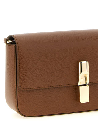 Brown Calfskin Crossbody Bag