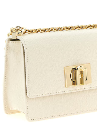 White Calfskin Crossbody Bag