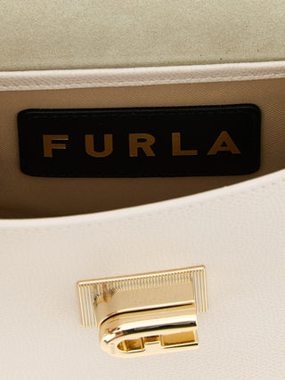White Calfskin Crossbody Bag