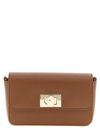 Brown Calfskin Crossbody Bag