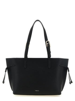 Black Calfskin Tote Bag