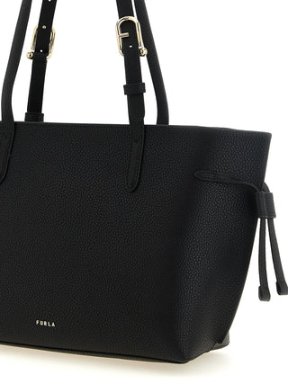 Black Calfskin Tote Bag