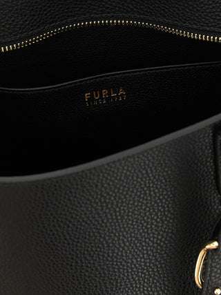 Black Calfskin Tote Bag