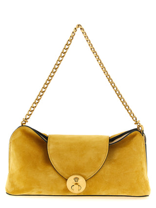 Bicolor Calfskin Clutch Bag