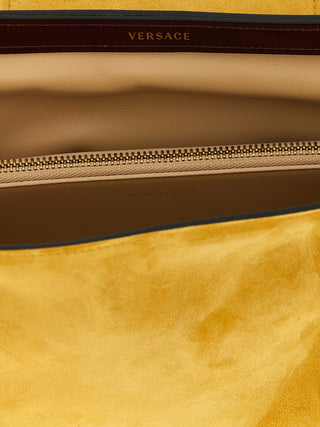 Bicolor Calfskin Clutch Bag