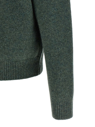Bicolor Wool Cardigan