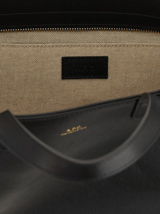 Black Cowhide Tote Bag