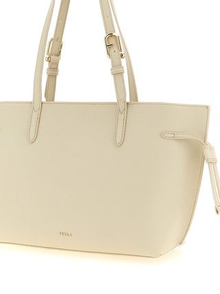 White Calfskin Tote Bag