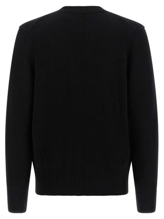 Black Wool Cardigan
