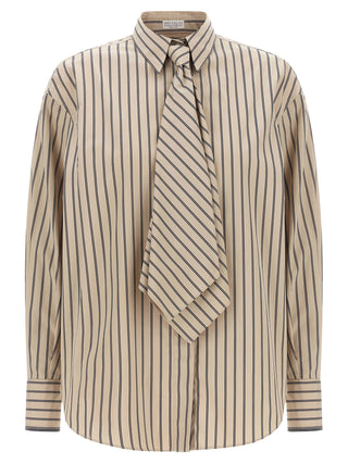 Beige Cotton Blouse