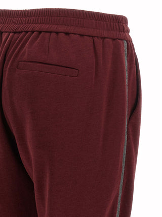 Bordeaux Cotton Joggers (Workout Pants)