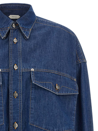 Blue Cotton Blouse