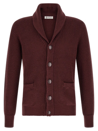 Bordeaux Cotton Cardigan