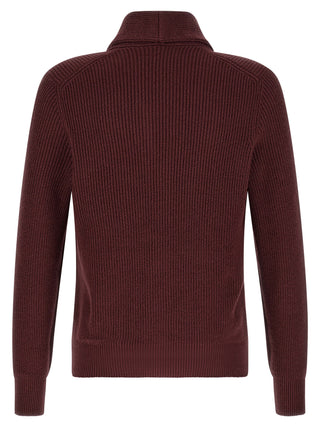 Bordeaux Cotton Cardigan