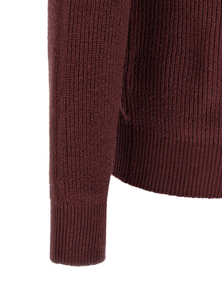 Bordeaux Cotton Cardigan
