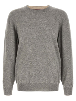 Gray Cashmere Cardigan