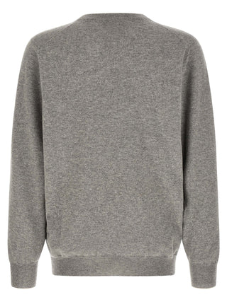 Gray Cashmere Cardigan