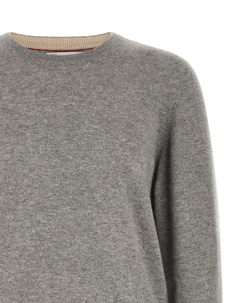 Gray Cashmere Cardigan