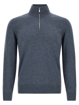 Blue Cashmere Cardigan