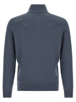 Blue Cashmere Cardigan