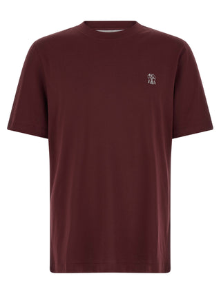 Bordeaux Cotton T-Shirt